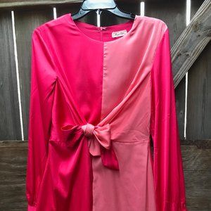 Morgan Claire Hot Pink Social Dress